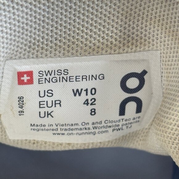 On Cloud 5 Blue Running Shoes Sneakers Women’s Size 10 Fitness Gym Walking - Picture 11 of 13